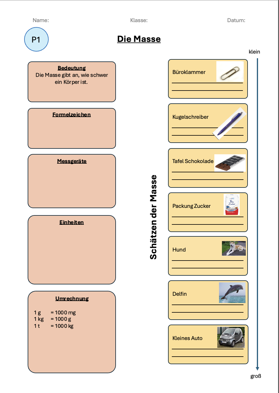 Kl6_00010_AB_Die Masse und Das Volumen_Einführung_(leer)