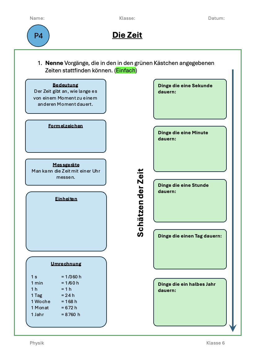Kl6_00010_AB_Die Zeit_Einführung_Anknüpfung_(leer)