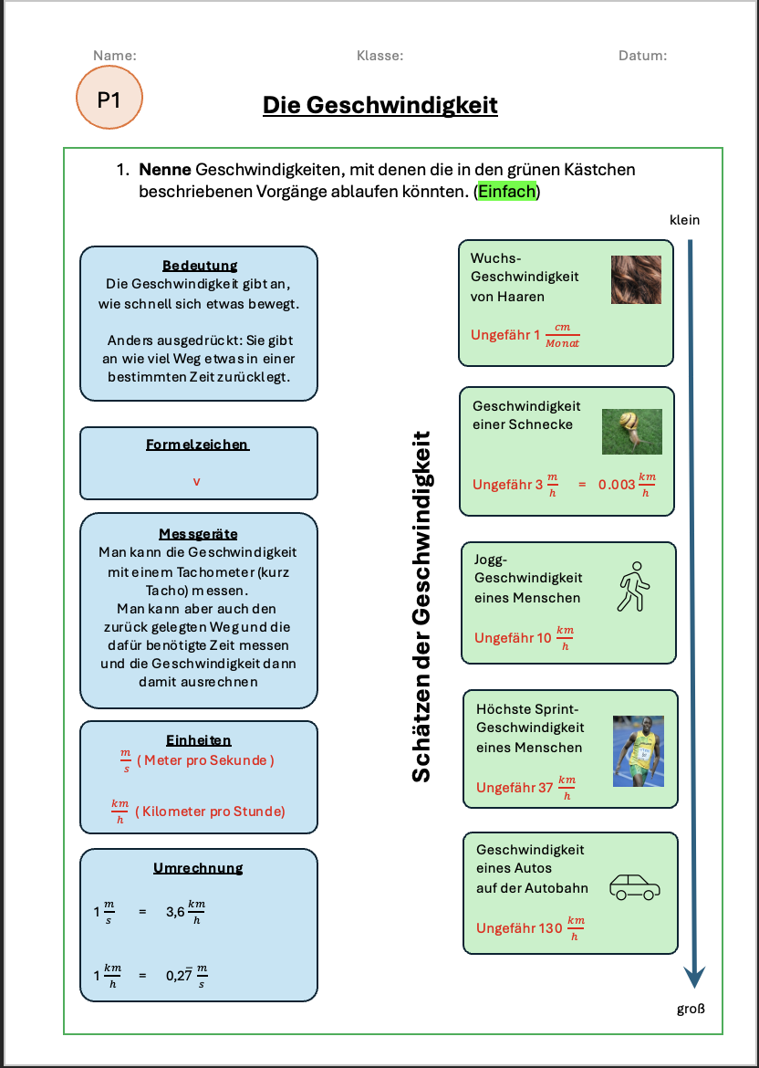 Kl6_00020_AB_Die Geschwindigkeit_Einführung_Anknüpfung_(Lösung)